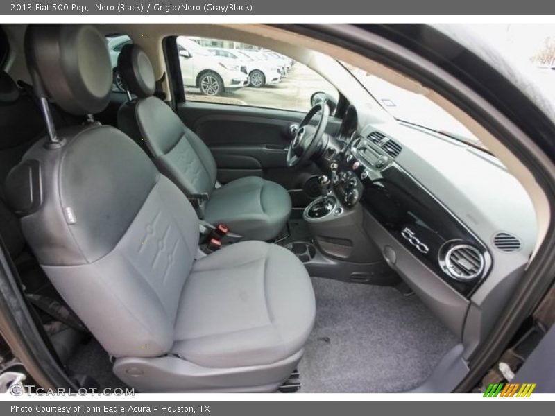 Nero (Black) / Grigio/Nero (Gray/Black) 2013 Fiat 500 Pop