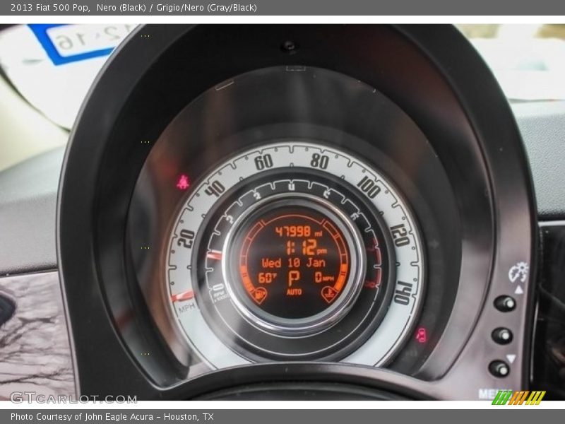 Nero (Black) / Grigio/Nero (Gray/Black) 2013 Fiat 500 Pop