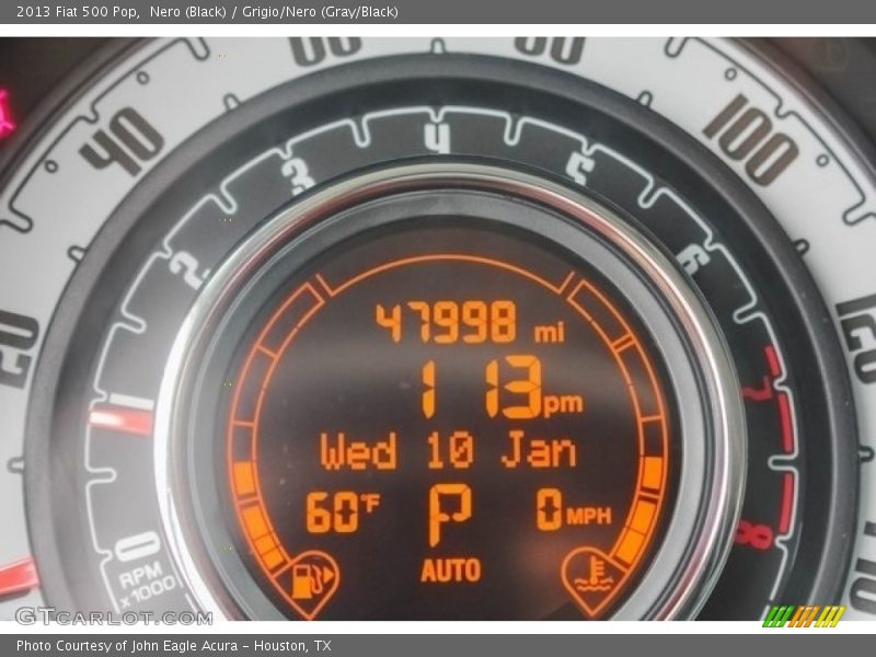 Nero (Black) / Grigio/Nero (Gray/Black) 2013 Fiat 500 Pop