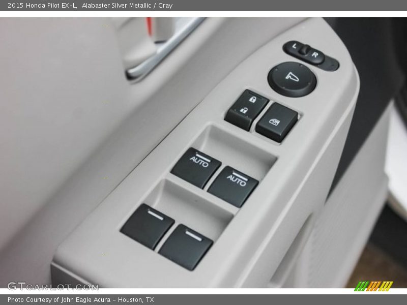 Alabaster Silver Metallic / Gray 2015 Honda Pilot EX-L