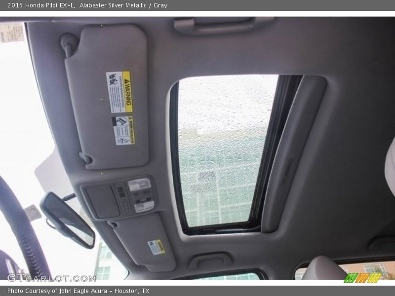 Alabaster Silver Metallic / Gray 2015 Honda Pilot EX-L