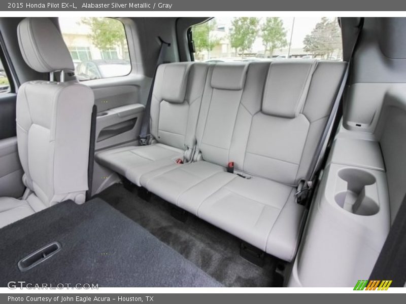 Alabaster Silver Metallic / Gray 2015 Honda Pilot EX-L