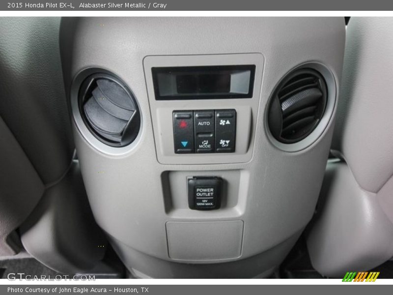 Alabaster Silver Metallic / Gray 2015 Honda Pilot EX-L