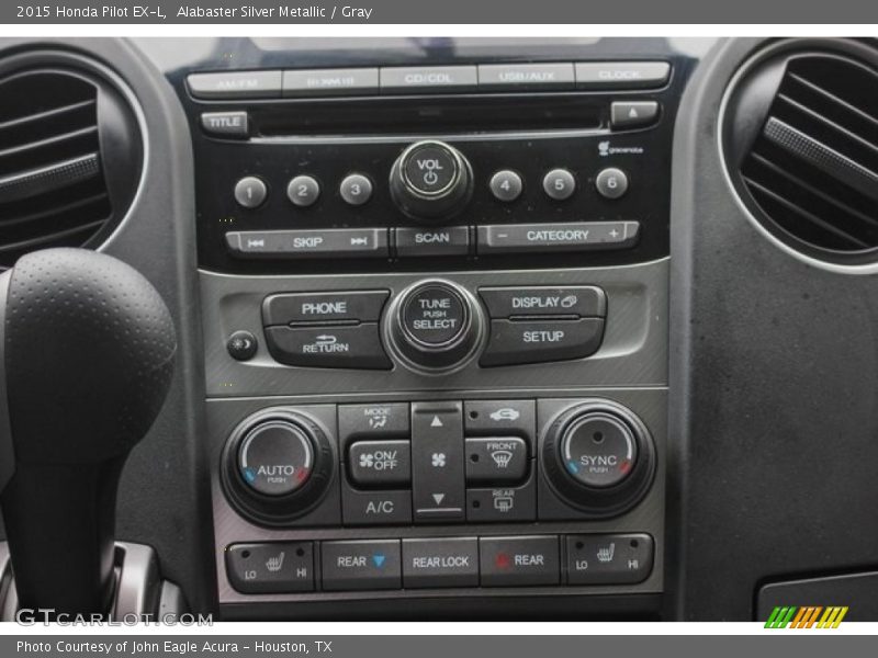 Alabaster Silver Metallic / Gray 2015 Honda Pilot EX-L