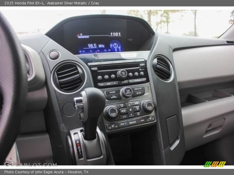 Alabaster Silver Metallic / Gray 2015 Honda Pilot EX-L