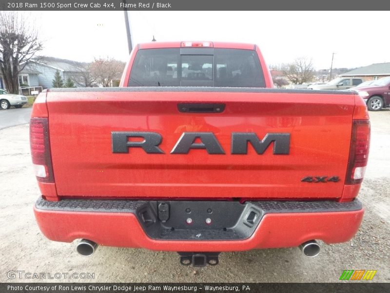 Flame Red / Black 2018 Ram 1500 Sport Crew Cab 4x4