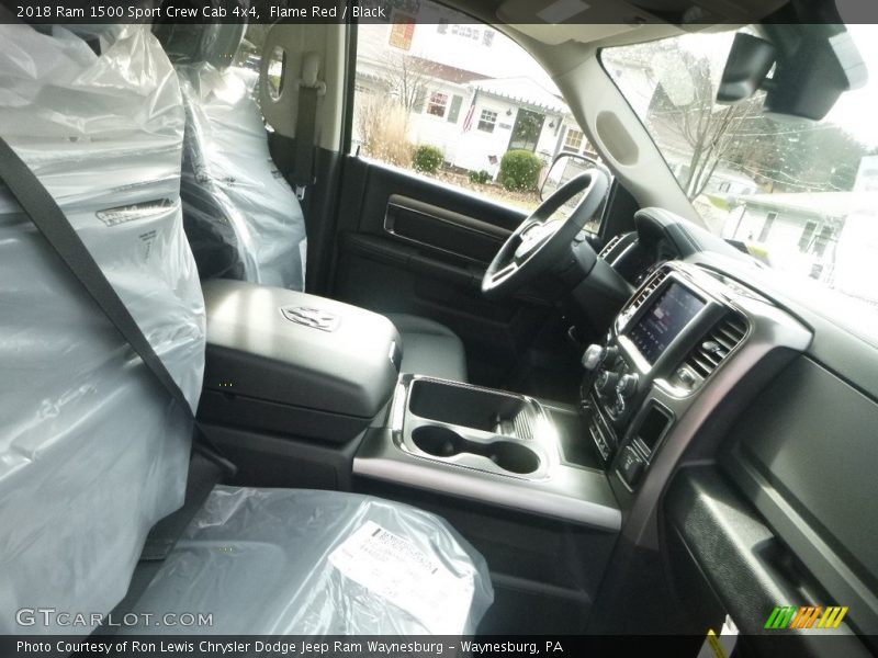 Flame Red / Black 2018 Ram 1500 Sport Crew Cab 4x4