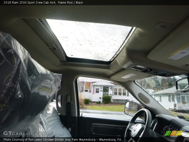Flame Red / Black 2018 Ram 1500 Sport Crew Cab 4x4
