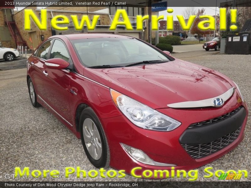 Venetian Red Pearl / Camel 2013 Hyundai Sonata Hybrid Limited