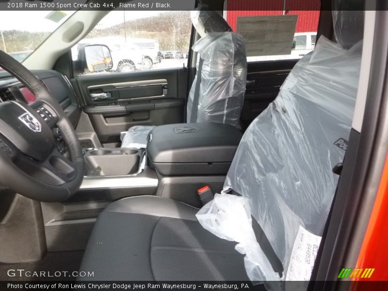 Flame Red / Black 2018 Ram 1500 Sport Crew Cab 4x4