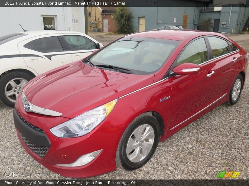 Venetian Red Pearl / Camel 2013 Hyundai Sonata Hybrid Limited