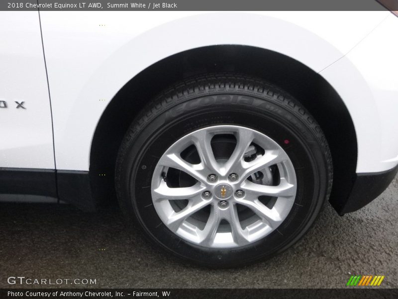 Summit White / Jet Black 2018 Chevrolet Equinox LT AWD