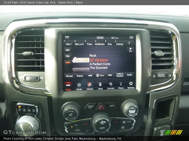 Flame Red / Black 2018 Ram 1500 Sport Crew Cab 4x4