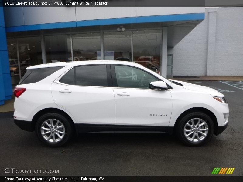 Summit White / Jet Black 2018 Chevrolet Equinox LT AWD