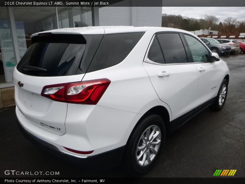 Summit White / Jet Black 2018 Chevrolet Equinox LT AWD