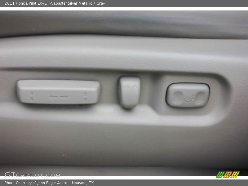 Alabaster Silver Metallic / Gray 2011 Honda Pilot EX-L