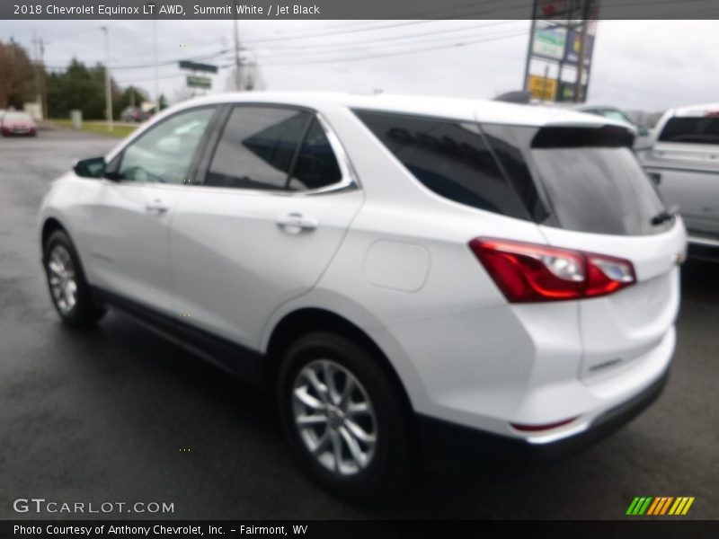 Summit White / Jet Black 2018 Chevrolet Equinox LT AWD