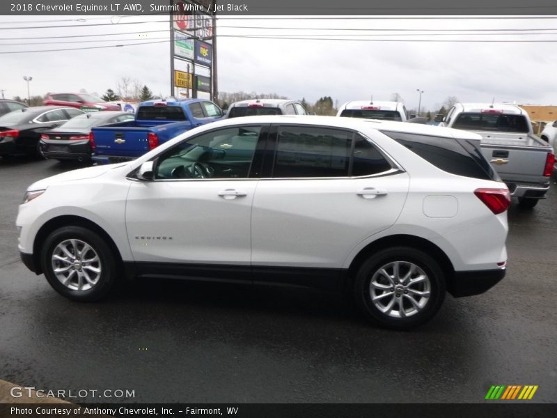 Summit White / Jet Black 2018 Chevrolet Equinox LT AWD