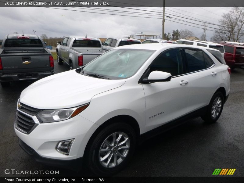 Summit White / Jet Black 2018 Chevrolet Equinox LT AWD