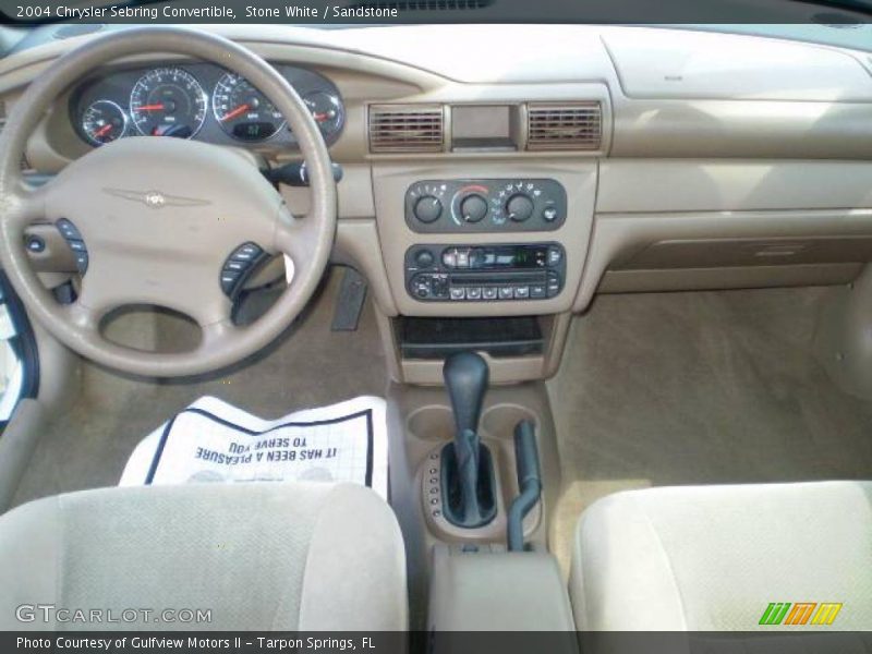 Stone White / Sandstone 2004 Chrysler Sebring Convertible