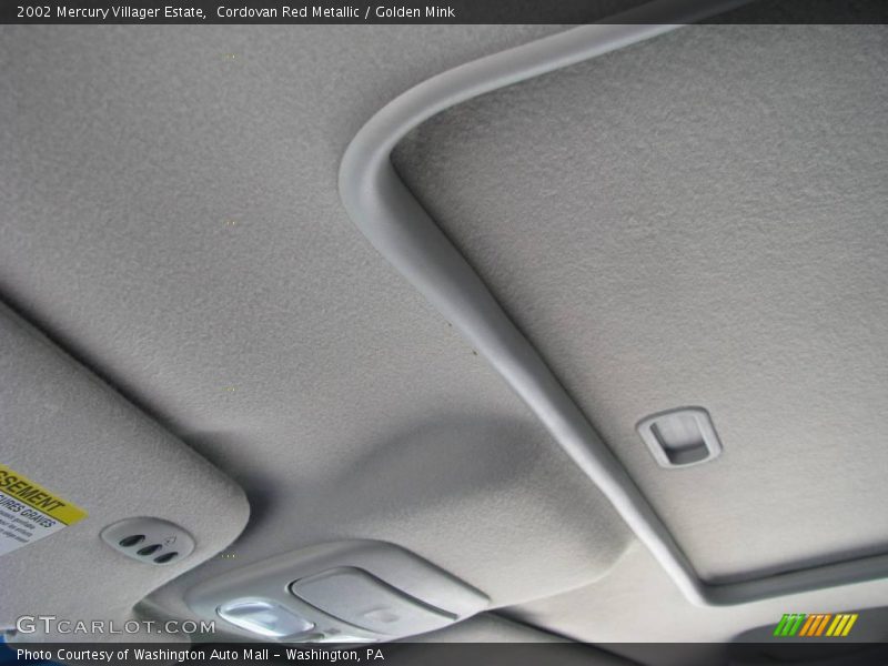 Cordovan Red Metallic / Golden Mink 2002 Mercury Villager Estate