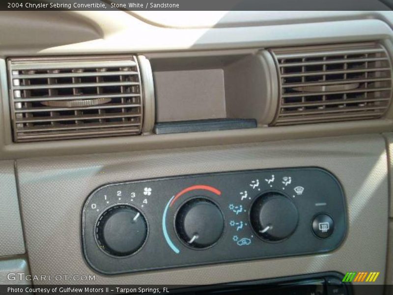 Stone White / Sandstone 2004 Chrysler Sebring Convertible
