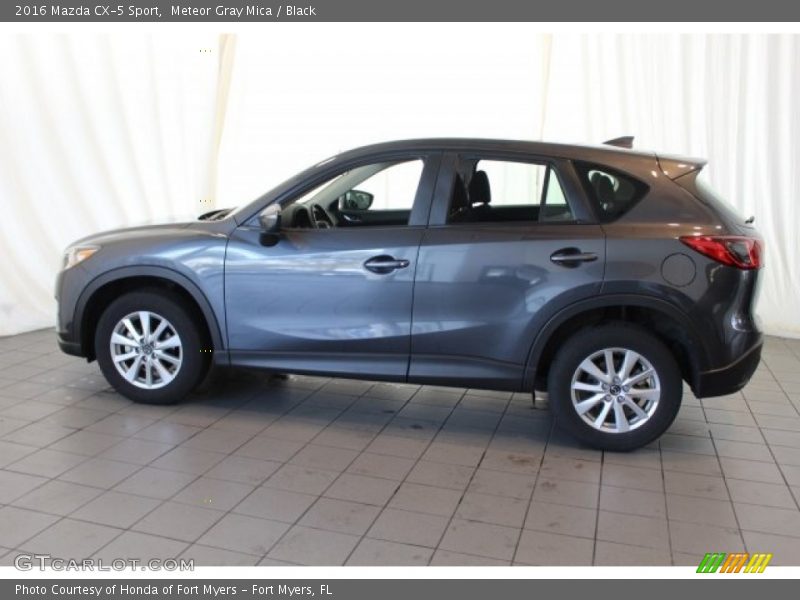 Meteor Gray Mica / Black 2016 Mazda CX-5 Sport