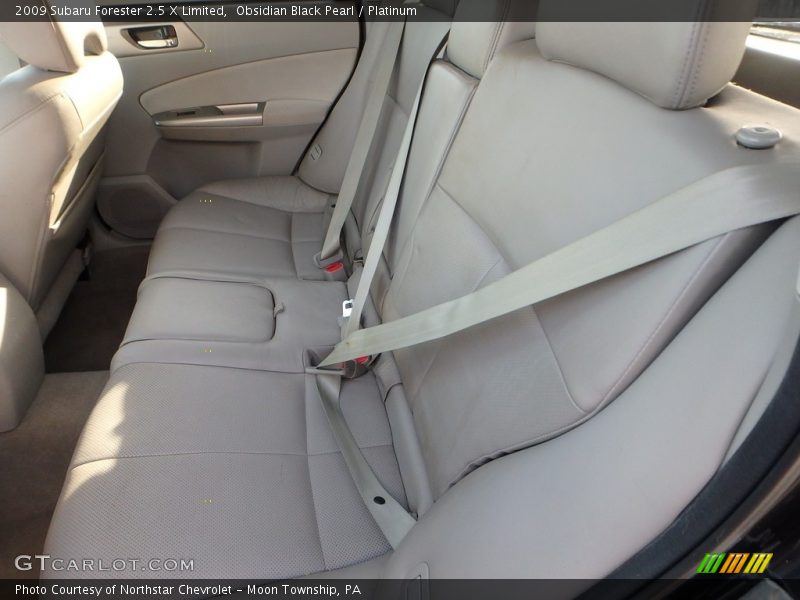 Obsidian Black Pearl / Platinum 2009 Subaru Forester 2.5 X Limited