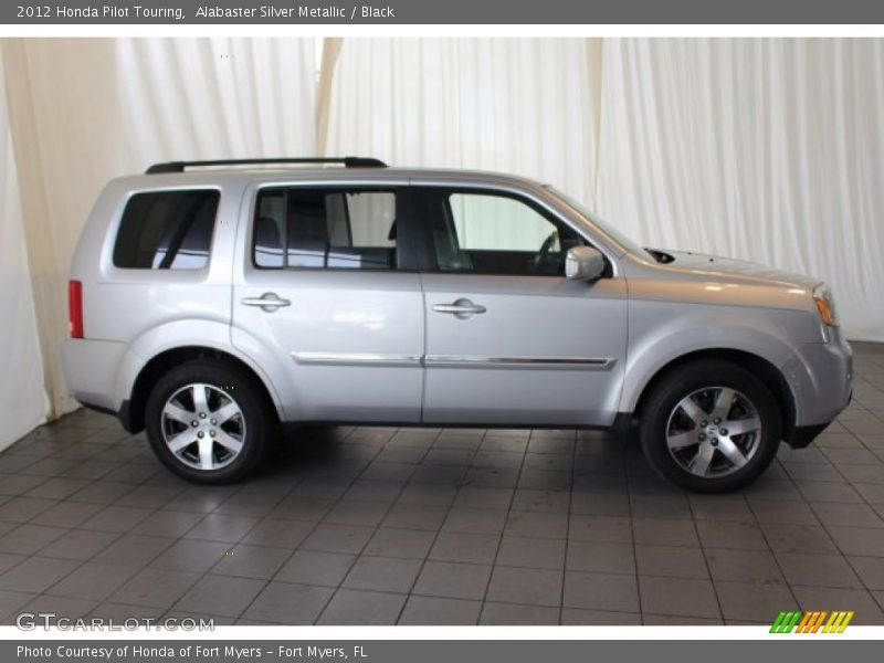 Alabaster Silver Metallic / Black 2012 Honda Pilot Touring