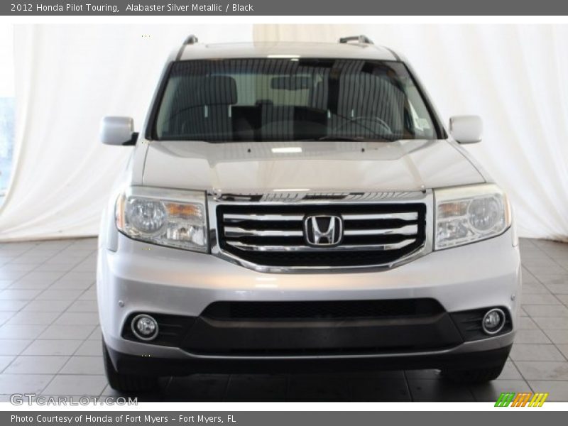 Alabaster Silver Metallic / Black 2012 Honda Pilot Touring