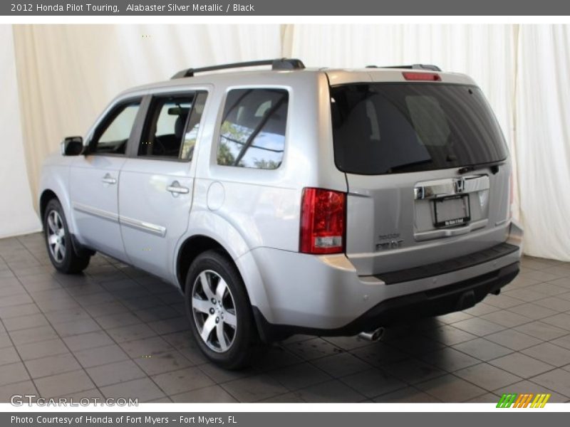 Alabaster Silver Metallic / Black 2012 Honda Pilot Touring