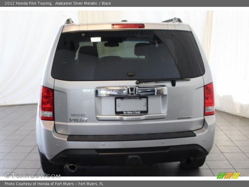 Alabaster Silver Metallic / Black 2012 Honda Pilot Touring