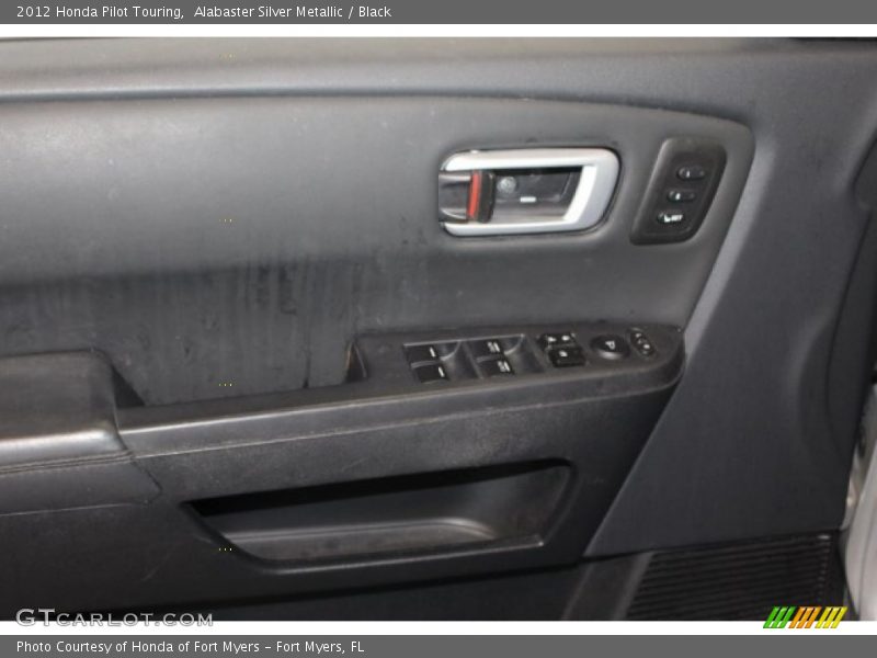 Alabaster Silver Metallic / Black 2012 Honda Pilot Touring