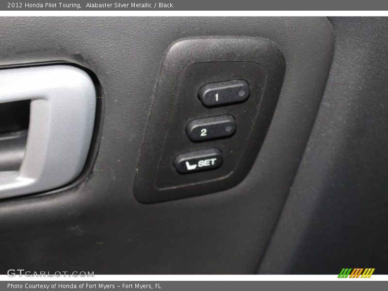 Alabaster Silver Metallic / Black 2012 Honda Pilot Touring