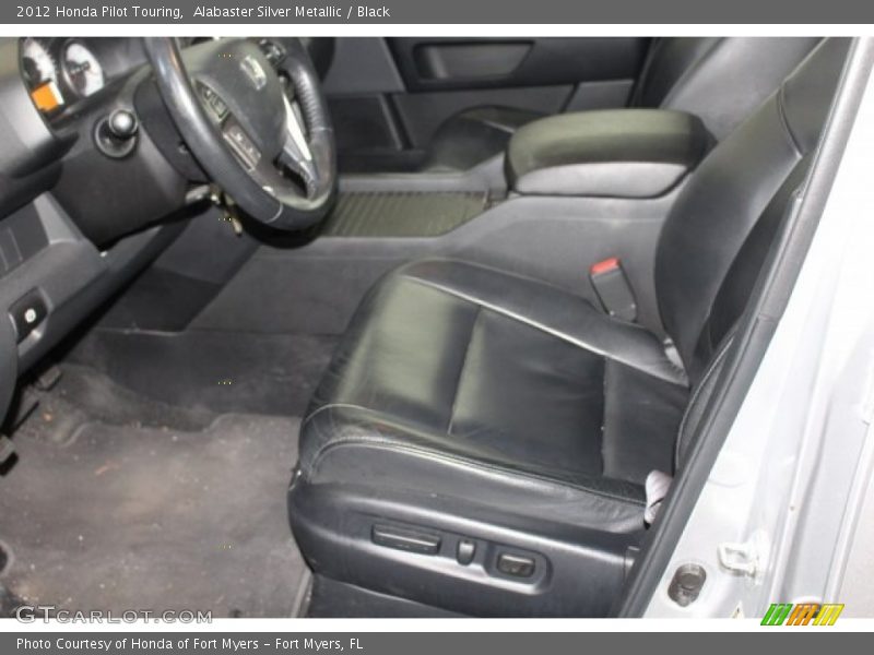 Alabaster Silver Metallic / Black 2012 Honda Pilot Touring