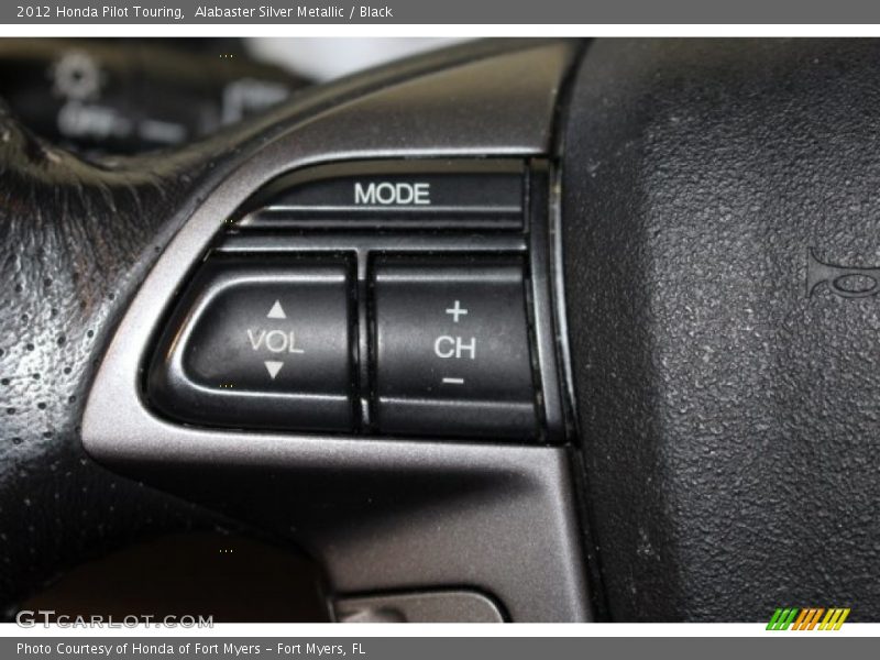 Alabaster Silver Metallic / Black 2012 Honda Pilot Touring