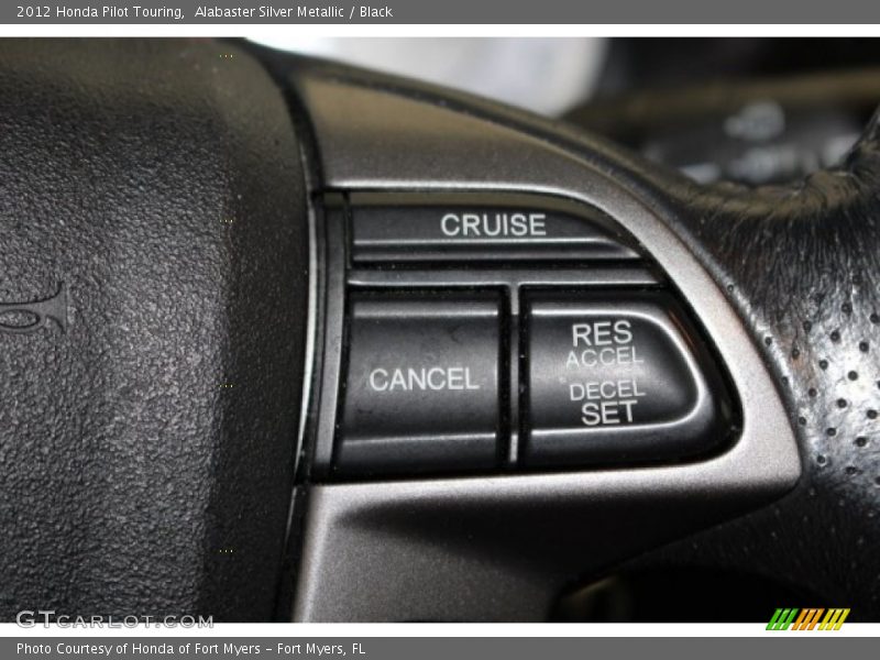 Alabaster Silver Metallic / Black 2012 Honda Pilot Touring