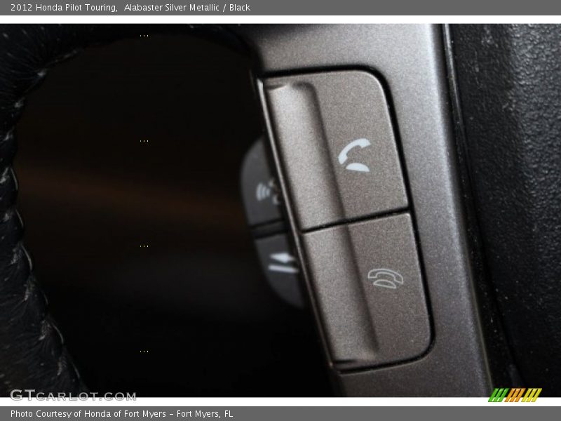 Alabaster Silver Metallic / Black 2012 Honda Pilot Touring