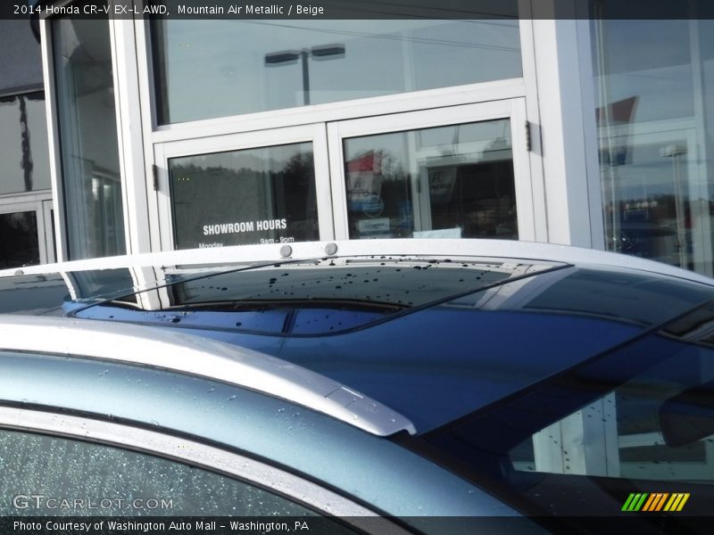 Mountain Air Metallic / Beige 2014 Honda CR-V EX-L AWD