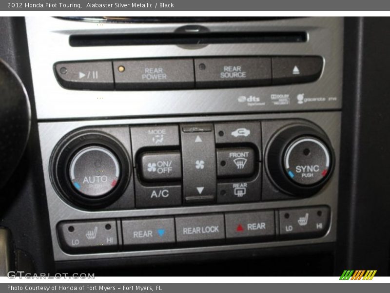 Alabaster Silver Metallic / Black 2012 Honda Pilot Touring