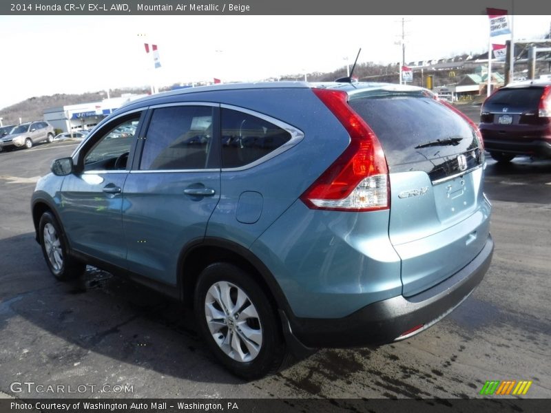 Mountain Air Metallic / Beige 2014 Honda CR-V EX-L AWD