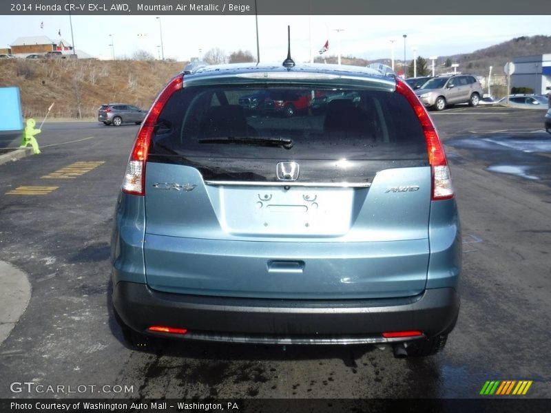 Mountain Air Metallic / Beige 2014 Honda CR-V EX-L AWD