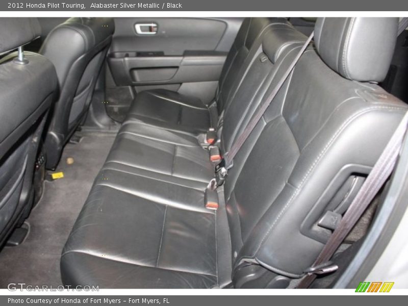 Alabaster Silver Metallic / Black 2012 Honda Pilot Touring