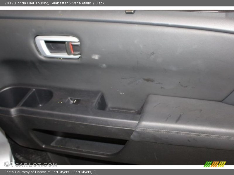 Alabaster Silver Metallic / Black 2012 Honda Pilot Touring