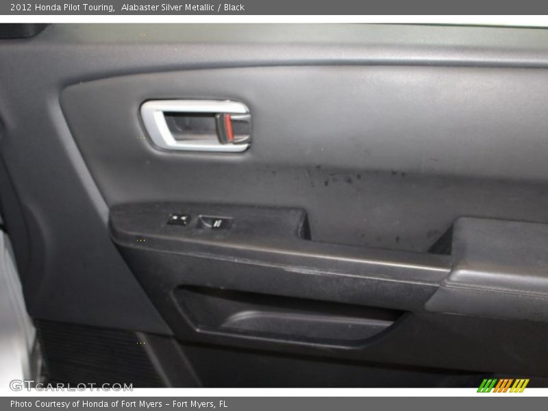 Alabaster Silver Metallic / Black 2012 Honda Pilot Touring