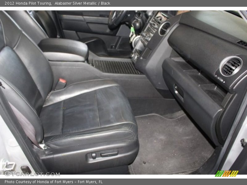 Alabaster Silver Metallic / Black 2012 Honda Pilot Touring