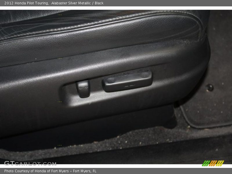 Alabaster Silver Metallic / Black 2012 Honda Pilot Touring