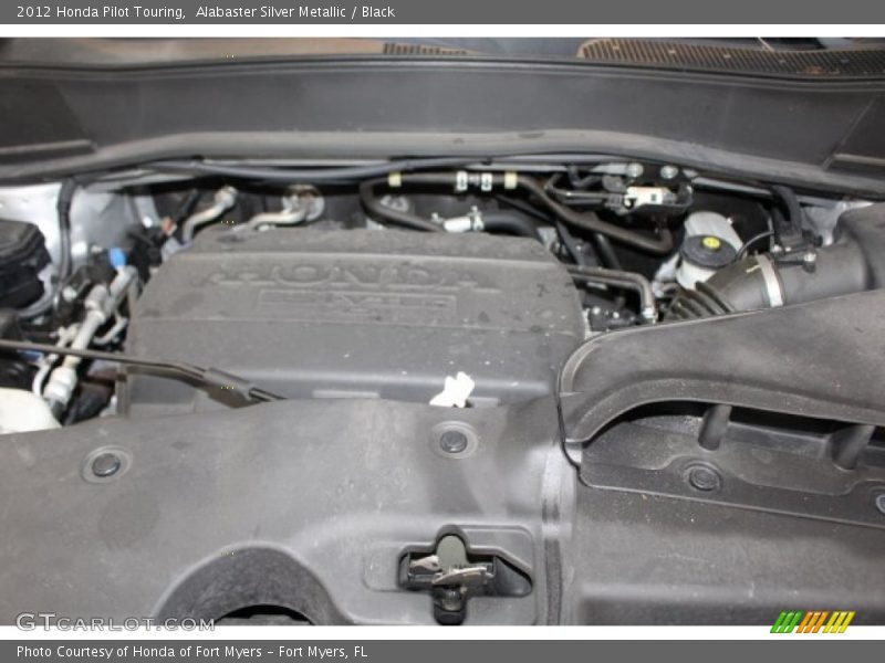 Alabaster Silver Metallic / Black 2012 Honda Pilot Touring