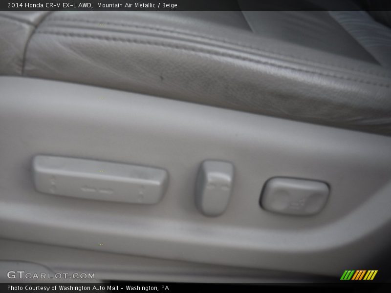 Mountain Air Metallic / Beige 2014 Honda CR-V EX-L AWD
