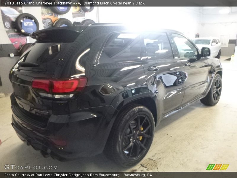 Diamond Black Crystal Pearl / Black 2018 Jeep Grand Cherokee Trackhawk 4x4